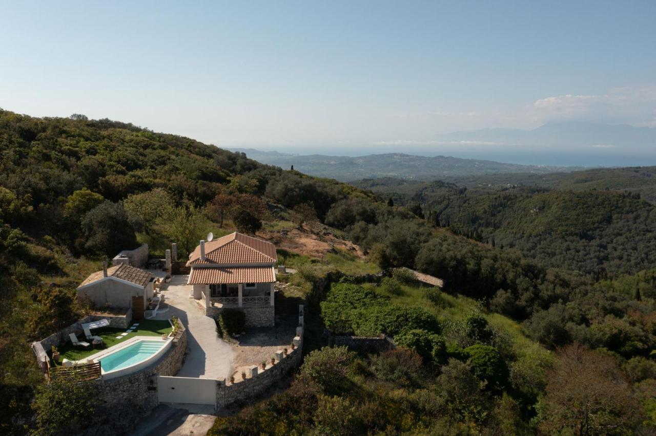 Villa Koukoutsa House With Swimming Pool Corfu Sokraki Sokrákion Exterior foto