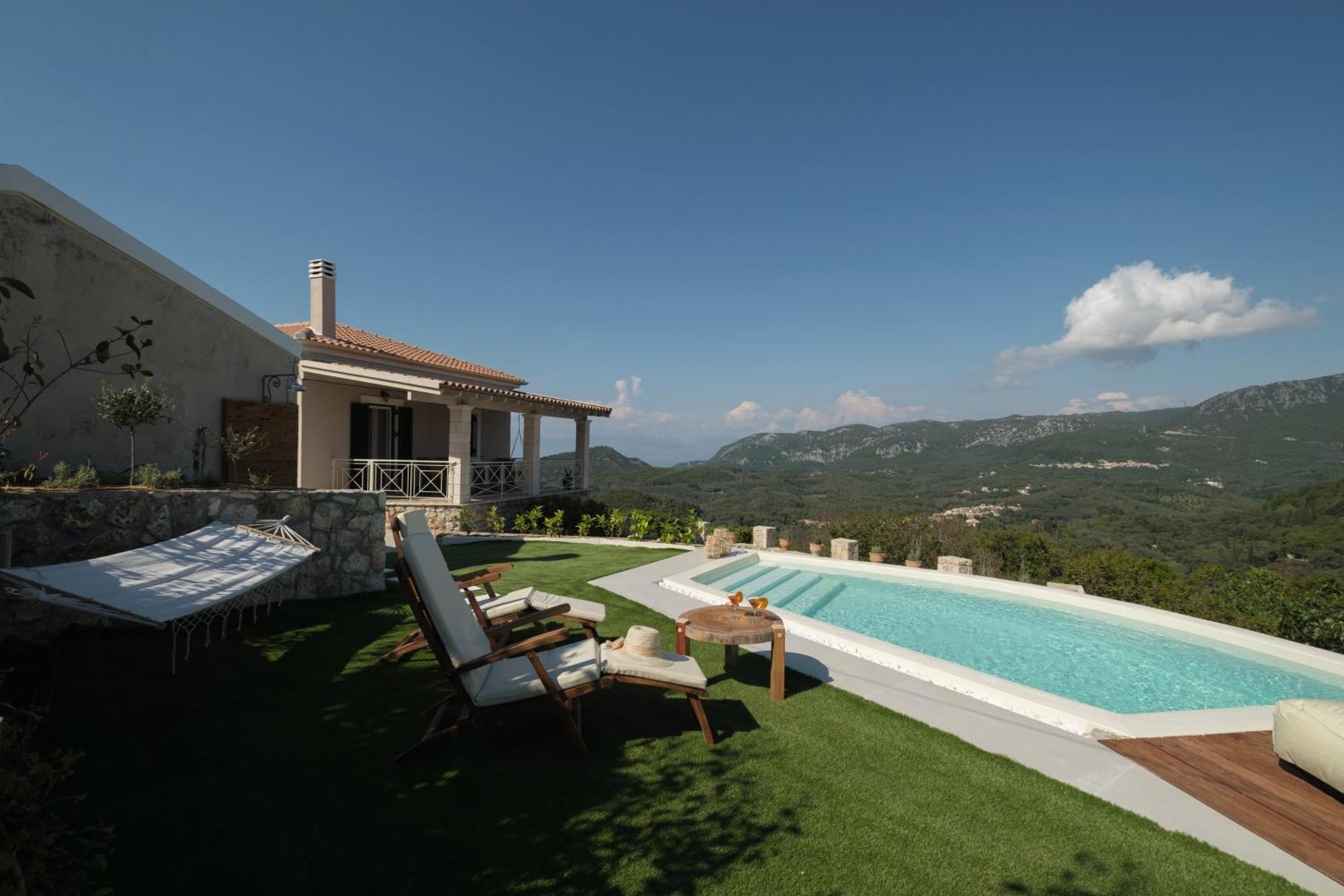 Villa Koukoutsa House With Swimming Pool Corfu Sokraki Sokrákion Exterior foto