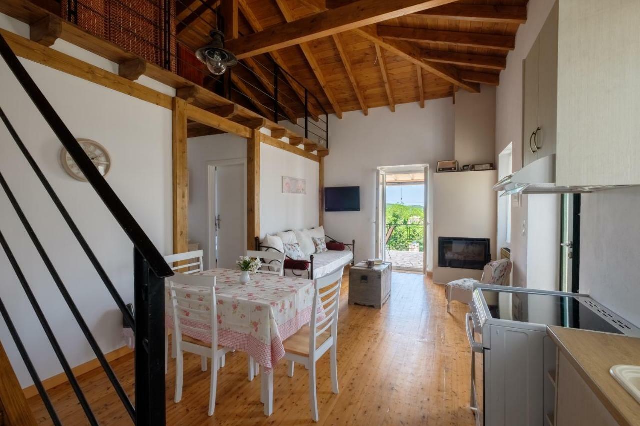 Villa Koukoutsa House With Swimming Pool Corfu Sokraki Sokrákion Exterior foto